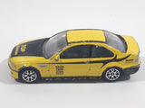 RealToy BMW M3 Yellow "Top Runner" 1/59 Scale Die Cast Toy Car Vehicle