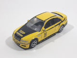 RealToy BMW M3 Yellow "Top Runner" 1/59 Scale Die Cast Toy Car Vehicle