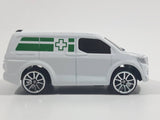 MotorMax 6143-6 Mini Van Medic Ambulance White Die Cast Toy Car Vehicle