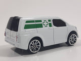 MotorMax 6143-6 Mini Van Medic Ambulance White Die Cast Toy Car Vehicle