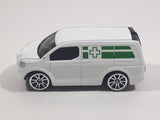 MotorMax 6143-6 Mini Van Medic Ambulance White Die Cast Toy Car Vehicle