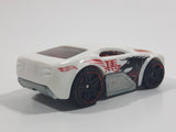 2014 Hot Wheels HW Race: Thrill Racers Horseplay White Die Cast Toy Car Vehicle