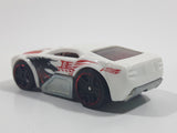 2014 Hot Wheels HW Race: Thrill Racers Horseplay White Die Cast Toy Car Vehicle