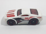 2014 Hot Wheels HW Race: Thrill Racers Horseplay White Die Cast Toy Car Vehicle