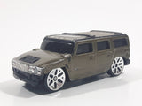 Maisto Hummer H2 Gold Brown Die Cast Toy Truck SUV Vehicle