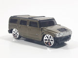 Maisto Hummer H2 Gold Brown Die Cast Toy Truck SUV Vehicle