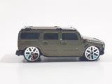 Maisto Hummer H2 Gold Brown Die Cast Toy Truck SUV Vehicle