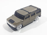 Maisto Hummer H2 Gold Brown Die Cast Toy Truck SUV Vehicle