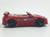 2011 Hot Wheels Tunerz Mitsubishi Eclipse Convertible Red Die Cast Toy Car Vehicle