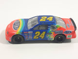 1998 NASCAR 50th Anniversary Winner's Circle 1997 Champion Jeff Gordon 1/64 Scale Chevrolet Monte Carlo #24 Dupont Orange and Blue Die Cast Toy Car Vehicle