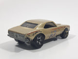 2008 Hot Wheels General Motors 1967 Camaro Metalflake Gold Die Cast Toy Car Vehicle w/ Opening Hood