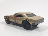 2008 Hot Wheels General Motors 1967 Camaro Metalflake Gold Die Cast Toy Car Vehicle w/ Opening Hood