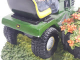 Enesco John Deere Mary's Moo Moos "Always Take A Mow-Ment To Sit And Smell The Flowers" Lawn Tractor Highly Detailed Heavy Resin Ornament