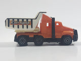 Unknown Brand "Heavy Hauler" Gravel Truck Orange and White Die Cast Toy Car Vehicle