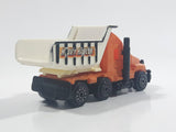Unknown Brand "Heavy Hauler" Gravel Truck Orange and White Die Cast Toy Car Vehicle