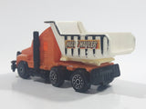 Unknown Brand "Heavy Hauler" Gravel Truck Orange and White Die Cast Toy Car Vehicle