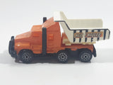 Unknown Brand "Heavy Hauler" Gravel Truck Orange and White Die Cast Toy Car Vehicle