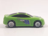 Geoffrey Fast Lane #88 Performance Racing Green Plastic Body Die Cast Toy Race Car Vehicle