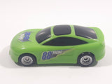 Geoffrey Fast Lane #88 Performance Racing Green Plastic Body Die Cast Toy Race Car Vehicle