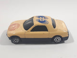 Unknown Brand #20 Peach Light Brown Die Cast Toy Car Vehicle