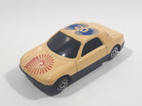 Unknown Brand #20 Peach Light Brown Die Cast Toy Car Vehicle