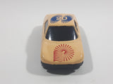Unknown Brand #20 Peach Light Brown Die Cast Toy Car Vehicle