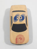 Unknown Brand #20 Peach Light Brown Die Cast Toy Car Vehicle