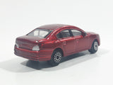 Unknown Brand C3 Sedan Dark Red Die Cast Toy Car Vehicle