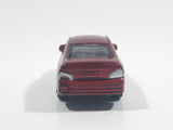 Unknown Brand C3 Sedan Dark Red Die Cast Toy Car Vehicle
