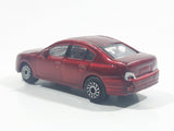 Unknown Brand C3 Sedan Dark Red Die Cast Toy Car Vehicle