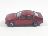 Unknown Brand C3 Sedan Dark Red Die Cast Toy Car Vehicle