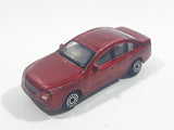 Unknown Brand C3 Sedan Dark Red Die Cast Toy Car Vehicle