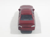Unknown Brand C3 Sedan Dark Red Die Cast Toy Car Vehicle
