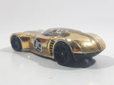 2009 Hot Wheels Track Stars Covelight Gold Chrome #09 Die Cast Toy Car Vehicle