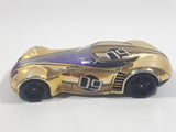 2009 Hot Wheels Track Stars Covelight Gold Chrome #09 Die Cast Toy Car Vehicle
