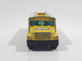 MotorMax Road & Track No. 6033 School Bus 1248 Camp Malibu California Yellow Die Cast Toy Car Vehicle