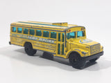 MotorMax Road & Track No. 6033 School Bus 1248 Camp Malibu California Yellow Die Cast Toy Car Vehicle