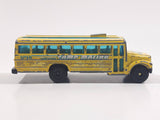 MotorMax Road & Track No. 6033 School Bus 1248 Camp Malibu California Yellow Die Cast Toy Car Vehicle