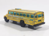 MotorMax Road & Track No. 6033 School Bus 1248 Camp Malibu California Yellow Die Cast Toy Car Vehicle