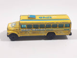 MotorMax Road & Track No. 6033 School Bus 1248 Camp Malibu California Yellow Die Cast Toy Car Vehicle