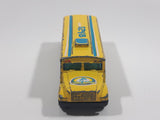 MotorMax Road & Track No. 6033 School Bus 1248 Camp Malibu California Yellow Die Cast Toy Car Vehicle
