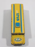 MotorMax Road & Track No. 6033 School Bus 1248 Camp Malibu California Yellow Die Cast Toy Car Vehicle