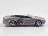 2003 Maisto Marvel Comics 1997 Chrysler Sebring Convertible Elektra Silver Die Cast Toy Car Vehicle