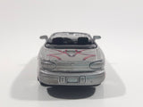 2003 Maisto Marvel Comics 1997 Chrysler Sebring Convertible Elektra Silver Die Cast Toy Car Vehicle