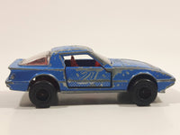 Majorette No. 257 Mazda RX7 1/56 Scale Die Cast Toy Car Vehicle with Opening Doors
