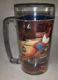 1993 January February Thermo Serv Snap On Tools Brittany Calendar Girl 6 1/2" Tall Plastic Beer Mug Cup