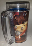 1993 January February Thermo Serv Snap On Tools Brittany Calendar Girl 6 1/2" Tall Plastic Beer Mug Cup