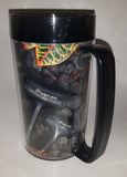 1994 March April Thermo Serv Snap On Tools Gina Calendar Girl 6 1/4" Tall Plastic Beer Mug Cup