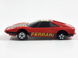 Vintage 1980 Kidco Burnin' Key Cars Ferrari GTS Red Plastic Body Toy Car Vehicle - No Key - 1/64 - Macao - Missing Back Tires