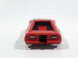 Vintage 1980 Kidco Burnin' Key Cars Ferrari GTS Red Plastic Body Toy Car Vehicle - No Key - 1/64 - Macao - Missing Back Tires